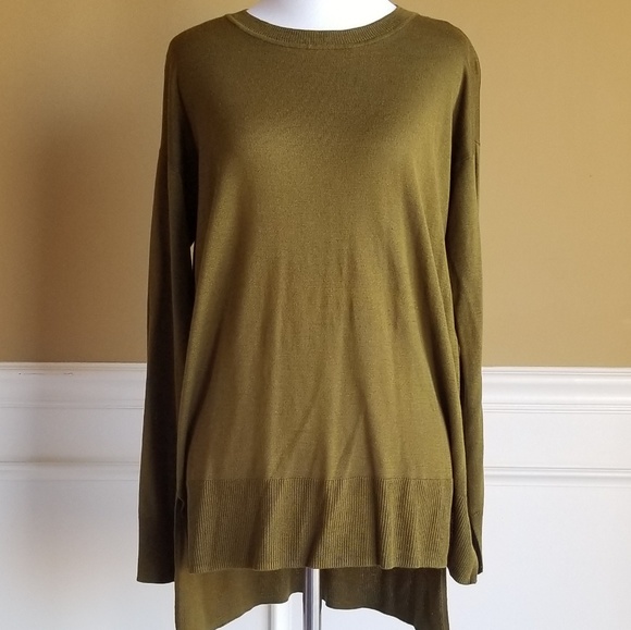 H&M Sweaters - High Low Green Sweater